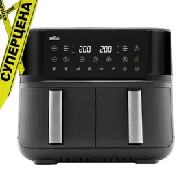 +BRAUN Аэрогриль Braun TwinCook 3 TD3030 Black